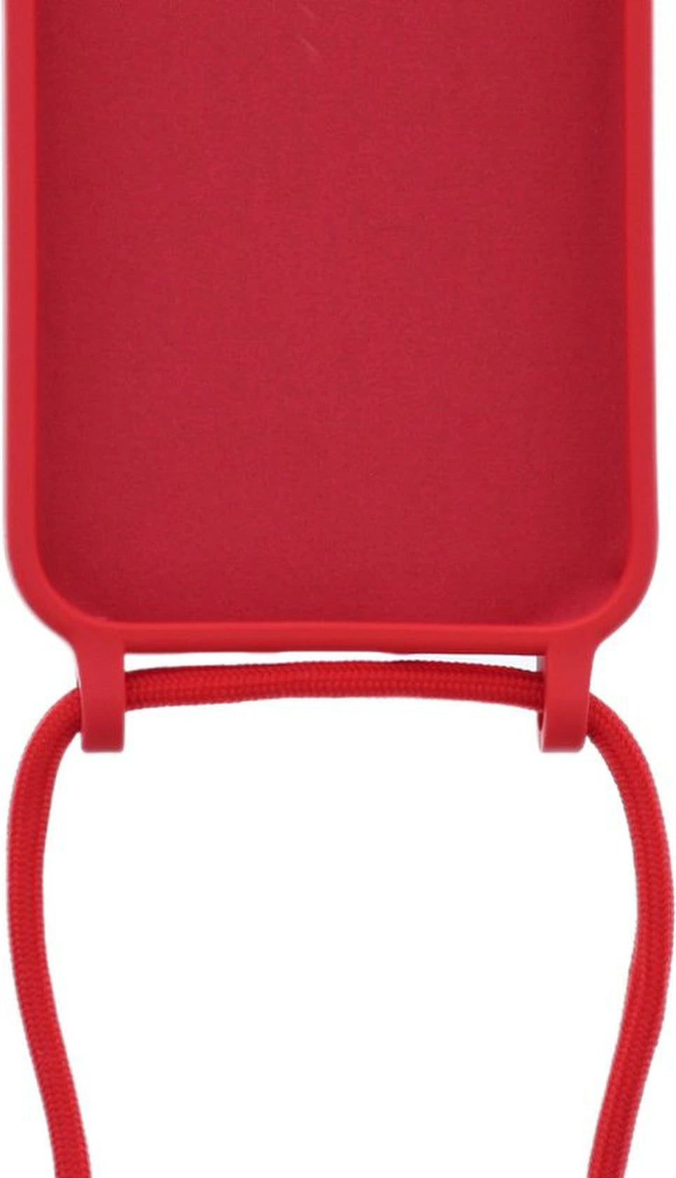 Samsung Galaxy A33 5G Hoesjes – Siliconen Backcover met Ketting – TPU – Rood