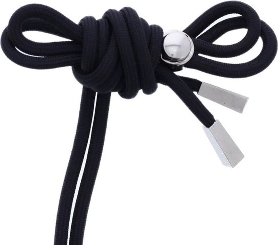 Ketting silicone telefoonhoesje Geschikt voor: Samsung Galaxy A13 5G - TPU - Silicone - Zwart