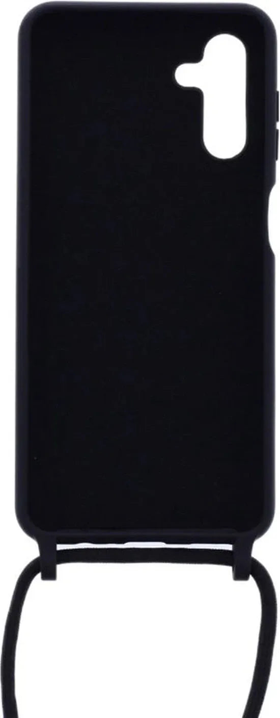 Samsung Galaxy A13 5G Hoesjes – Siliconen Backcover met Ketting – TPU – Zwart-Ilumina Benelux