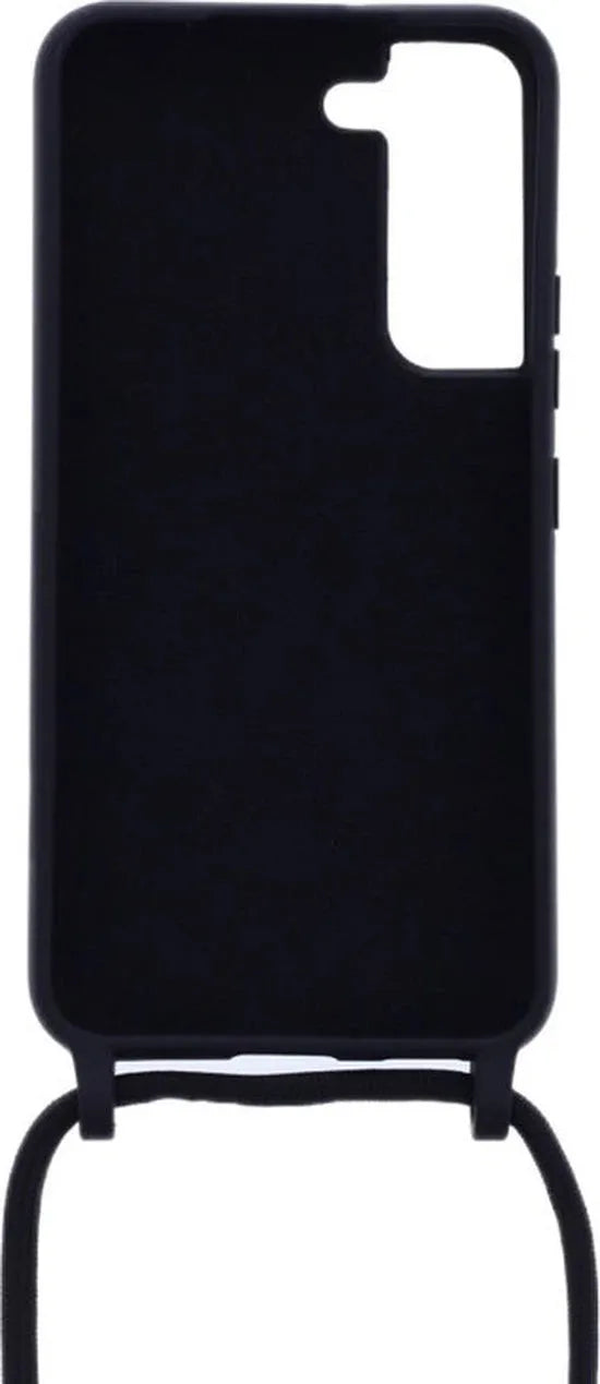 Samsung Galaxy S22+ Hoesjes – Siliconen Backcover met Ketting – TPU – Zwart-Ilumina Benelux