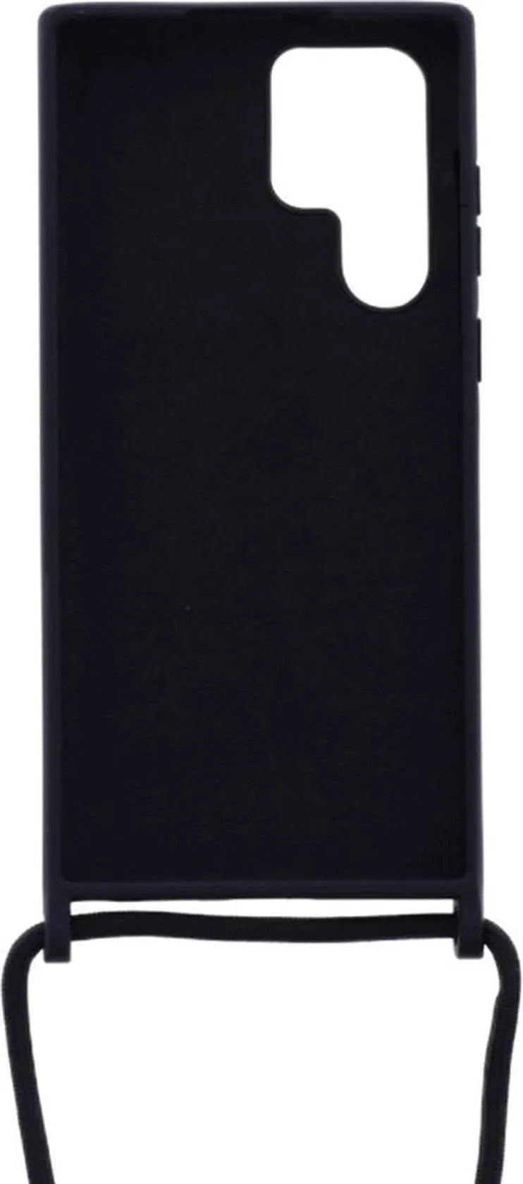 Samsung Galaxy S22 Ultra Hoesjes – Siliconen Backcover met Ketting – TPU – Zwart-Ilumina Benelux