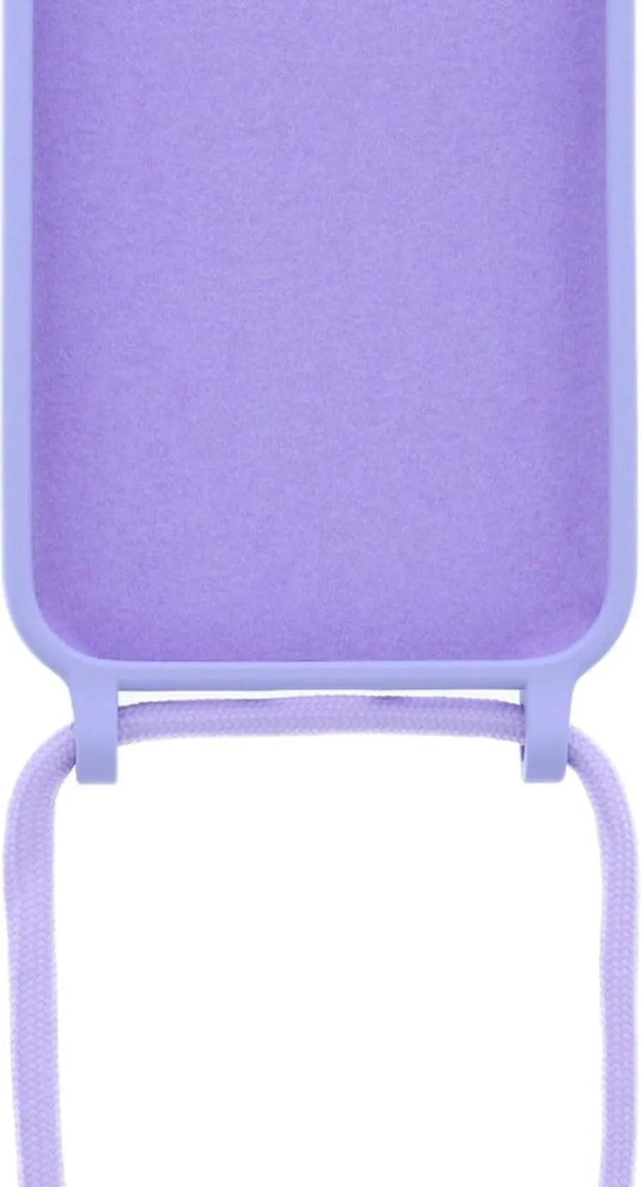 Samsung Galaxy S21 Ultra Hoesjes – Siliconen Backcover met Ketting – TPU – Lila-Ilumina Benelux