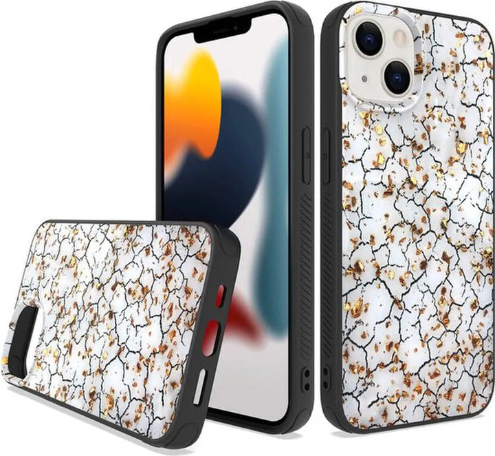 iPhone 14 Pro Max Hoesjes – Siliconen Backcover – Print Broken Wall – Schokbestendig-Ilumina Benelux