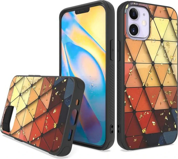 iPhone 12 Hoesjes – Siliconen Backcover – Print Triangle Nation – Soft Silicone-Ilumina Benelux
