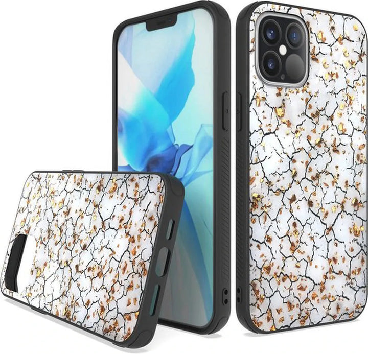 iPhone 12 Pro Max Hoesjes – Siliconen Backcover – Print Broken Wall – Schokbestendig-Ilumina Benelux