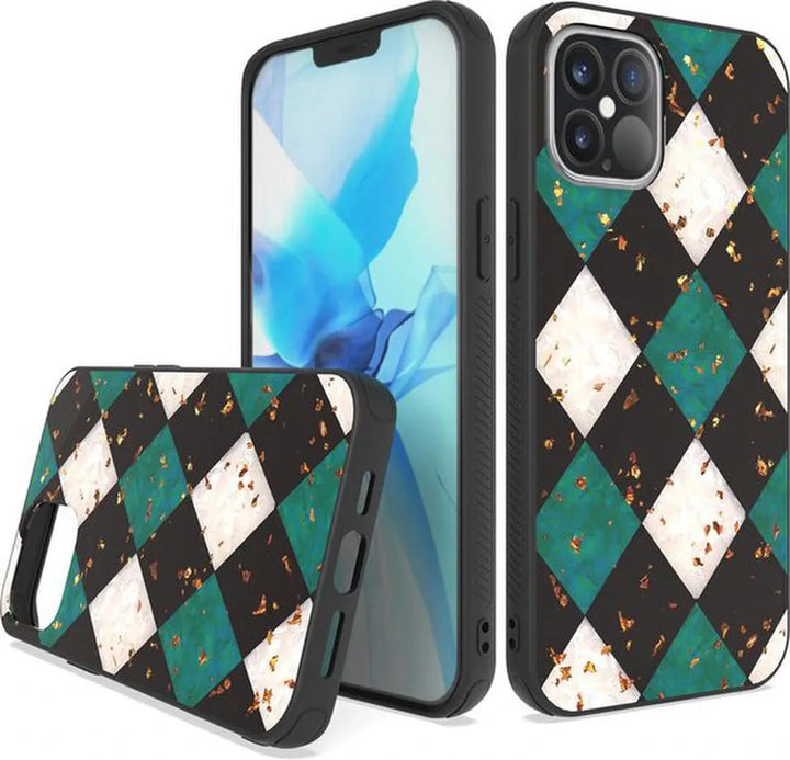 iPhone 12 Pro Max Hoesjes – Siliconen Backcover – Ultra Diamonds Print – Schokbestendig – Transparant-Ilumina Benelux