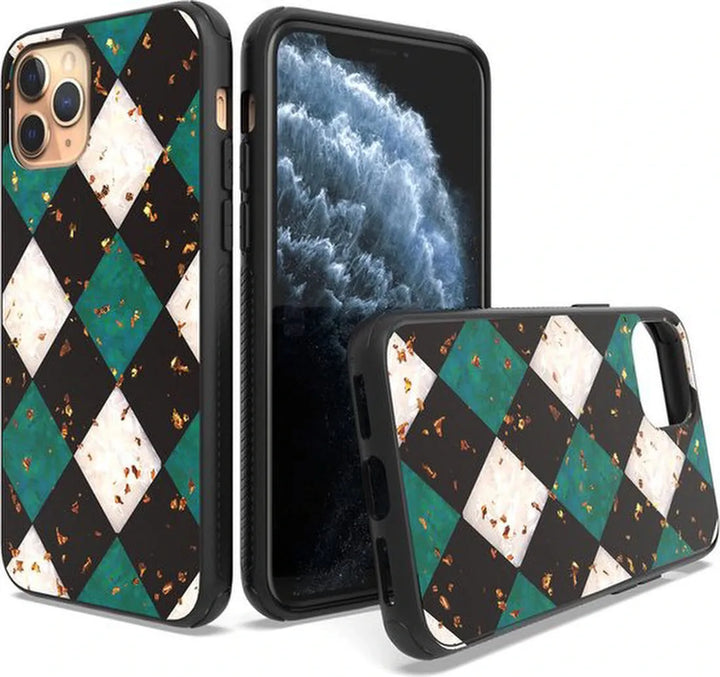 iPhone 11 Pro Max Hoesjes – Siliconen Backcover – Ultra Diamonds Print – Schokbestendig – Transparant-Ilumina Benelux