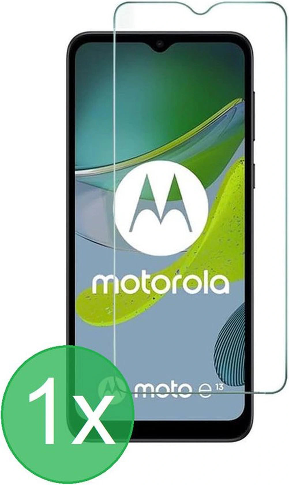 Screenprotector - Geschikt voor Motorola Moto E13 - 9H Glas (1-Pack)