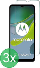 Screenprotector - Geschikt voor Motorola Moto E13 - 9H Glas (3-Pack)