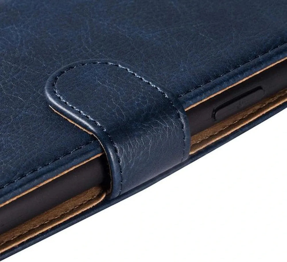Xiaomi Redmi A1/A2 Hoesjes – Portemonnee Bookcase – Pasjeshouder – 2x Screenprotector – Blauw-Ilumina Benelux