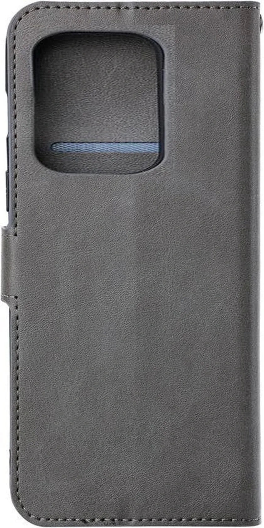 Xiaomi Redmi 12C Hoesjes – Portemonnee Hoes – Pasjeshouder – 3x Screenprotector – Grijs-Ilumina Benelux