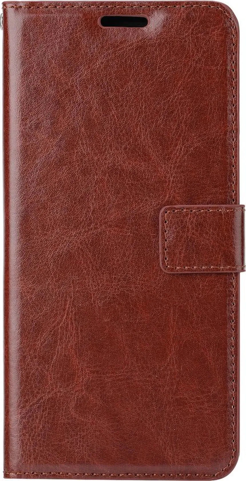 Motorola Moto G13 Hoesjes – Portemonnee Hoes – Pasjeshouder – Bookcase – Bruin-Ilumina Benelux