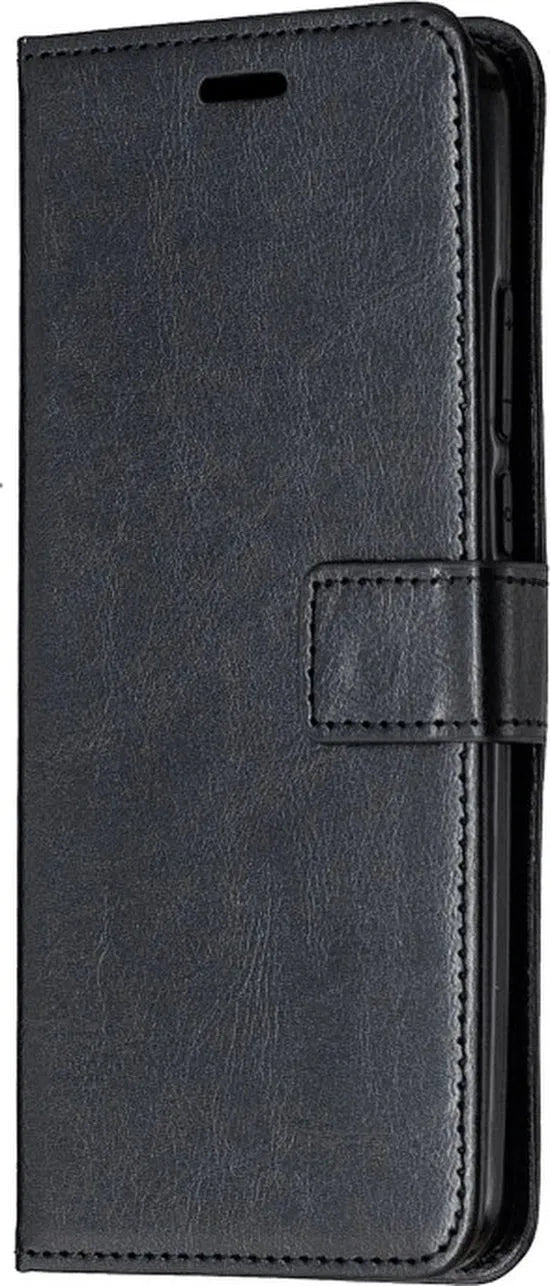 Motorola Moto G8 Power Lite Hoesjes – Portemonnee Hoes – Pasjeshouder – Magneetsluiting – Zwart-Ilumina Benelux