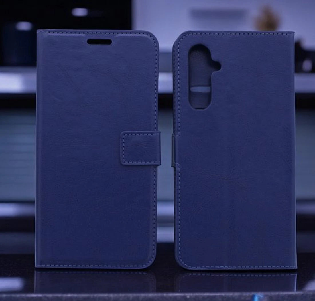 Bookcase Blauw Geschikt voor Samsung Galaxy A15 - portemonnee hoesje