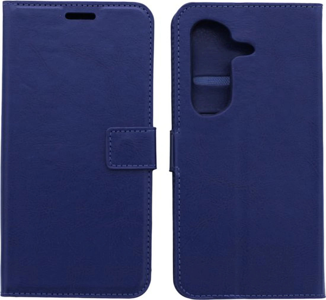 Samsung Galaxy S23 Hoesjes – Portemonnee Bookcase – Pasjeshouder – Magneetsluiting – Blauw