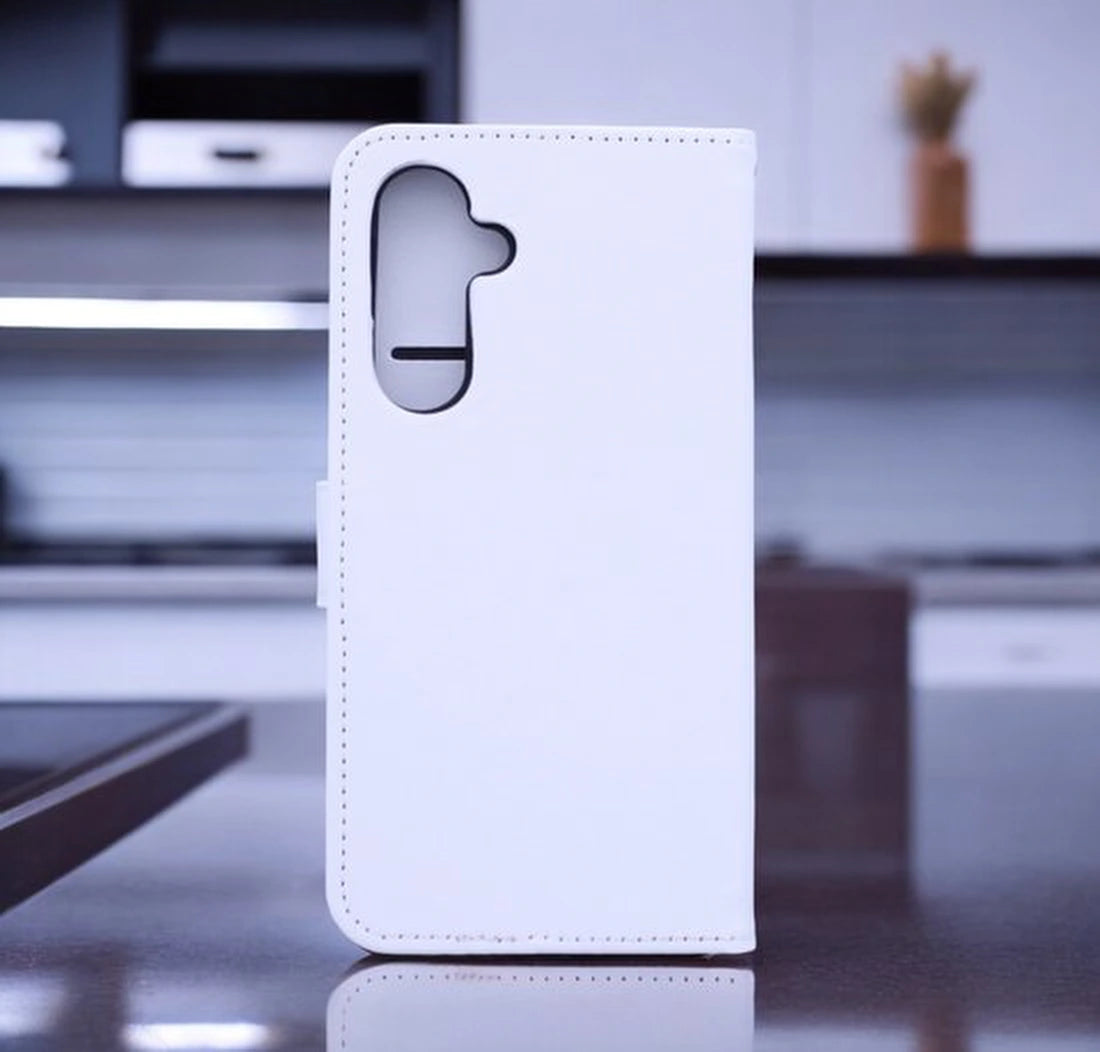 Samsung Galaxy S23 Hoesjes – Portemonnee Bookcase – Pasjeshouder – Magneetsluiting – Wit