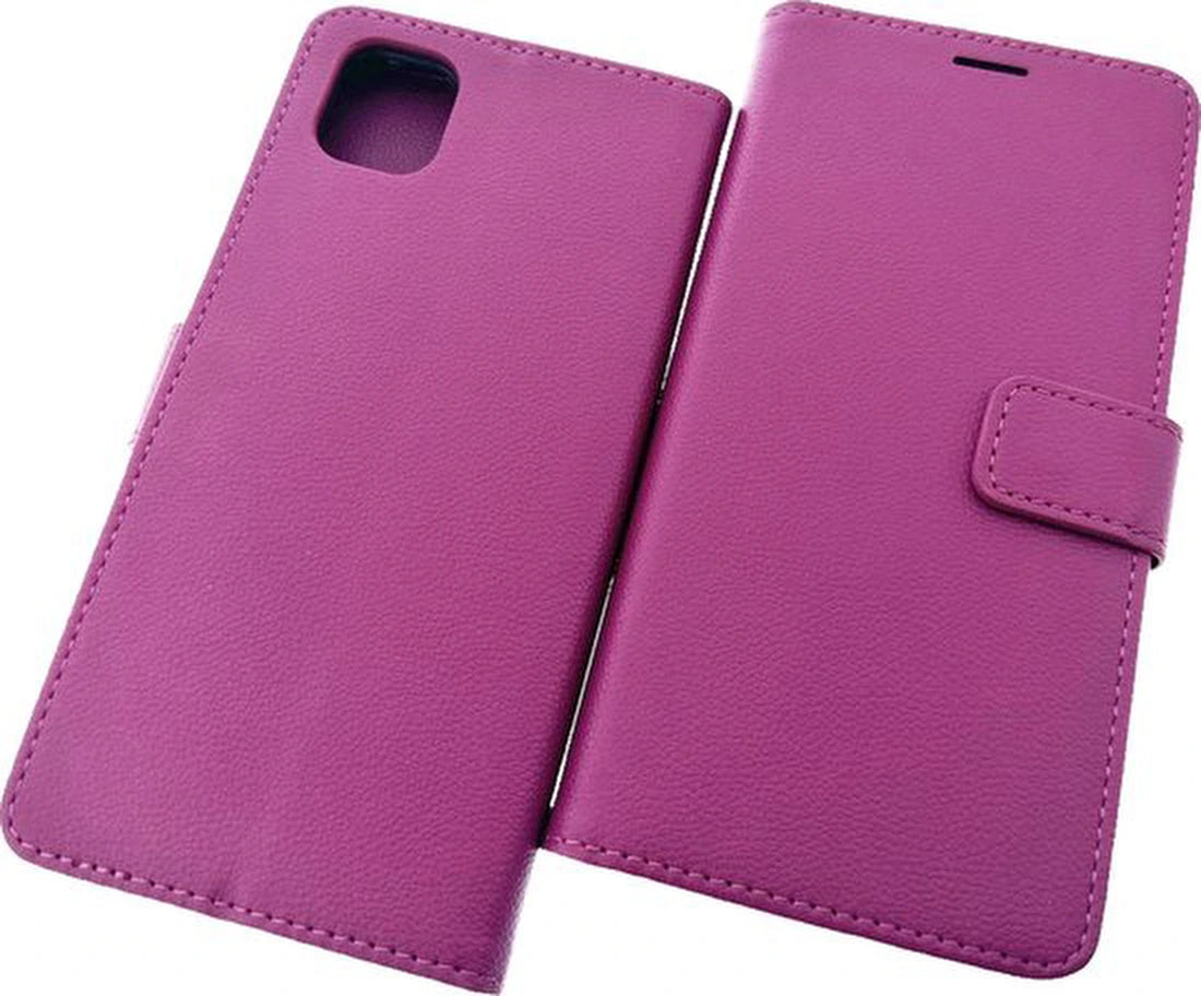 Samsung Galaxy A04 Hoesjes – Portemonnee Bookcase – Pasjeshouder – Magneetsluiting – Roze