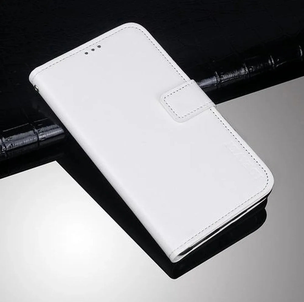 iPhone X / XS Hoesjes – Portemonnee Hoes – Pasjeshouder – Magneetsluiting – Wit-Ilumina Benelux