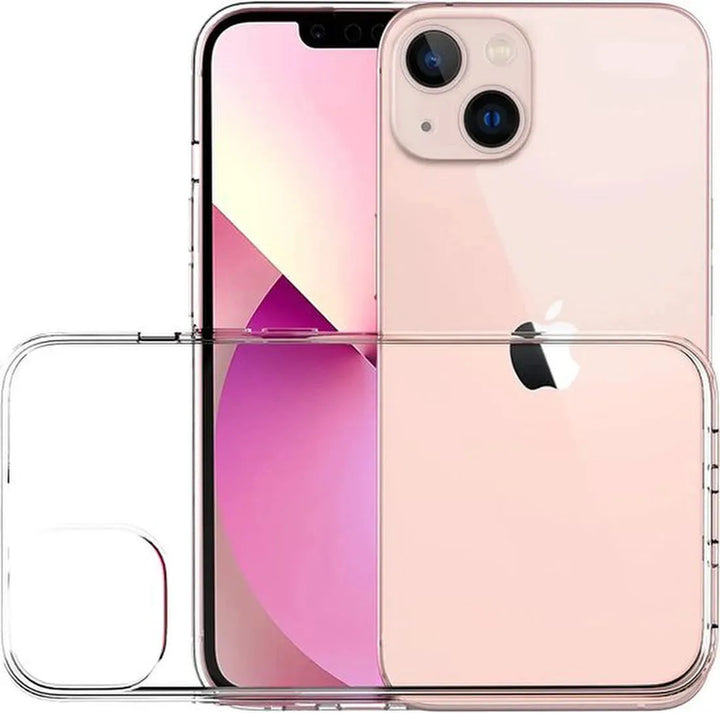 iPhone 14 Hoesjes – Soft Silicone Backcover – Transparant – Flexibel – Schokabsorberend-Ilumina Benelux