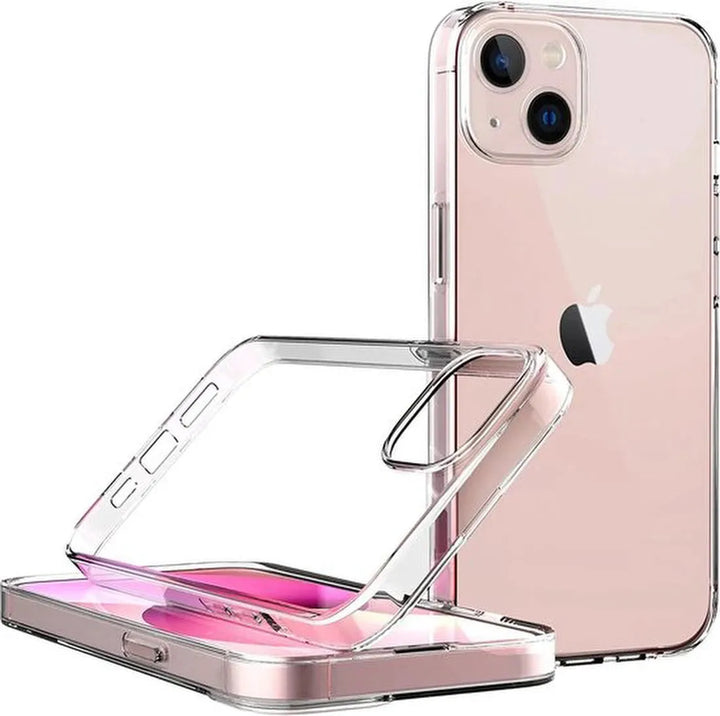 iPhone 13 Pro Hoesjes – Soft Silicone Backcover – Transparant – Flexibel – Anti Kras-Ilumina Benelux
