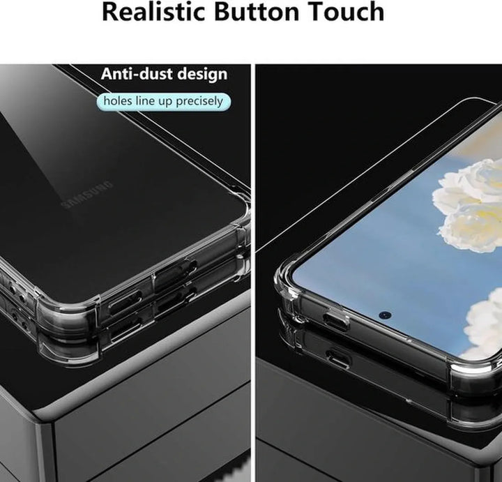 Samsung Galaxy S24 Plus Hoesjes – Siliconen Backcover – Schokbestendig – Transparant-Ilumina Benelux