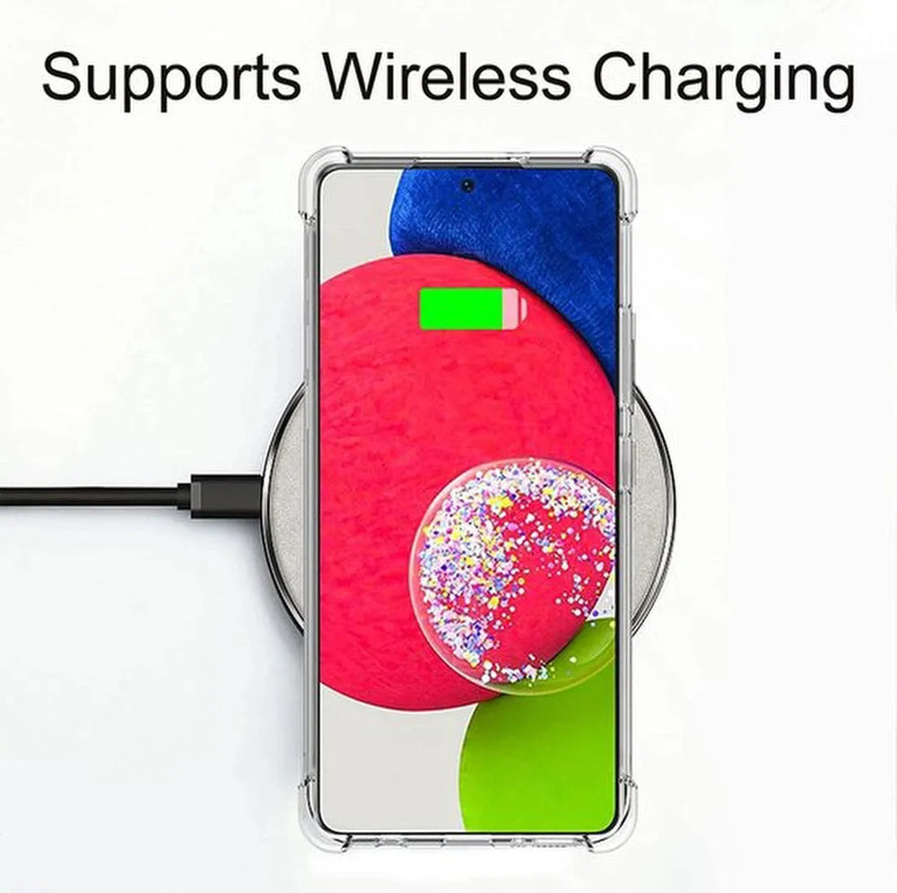 Samsung Galaxy A73 5G Hoesjes – Siliconen Backcover – Schokbestendig – Transparant + Screenprotector-Ilumina Benelux