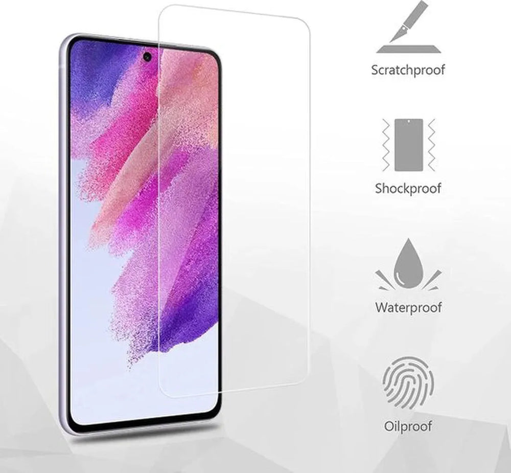 Samsung Galaxy A53 5G Hoesjes – Siliconen Backcover – Schokbestendig – Transparant – Inclusief 3x Screenprotector-Ilumina Benelux