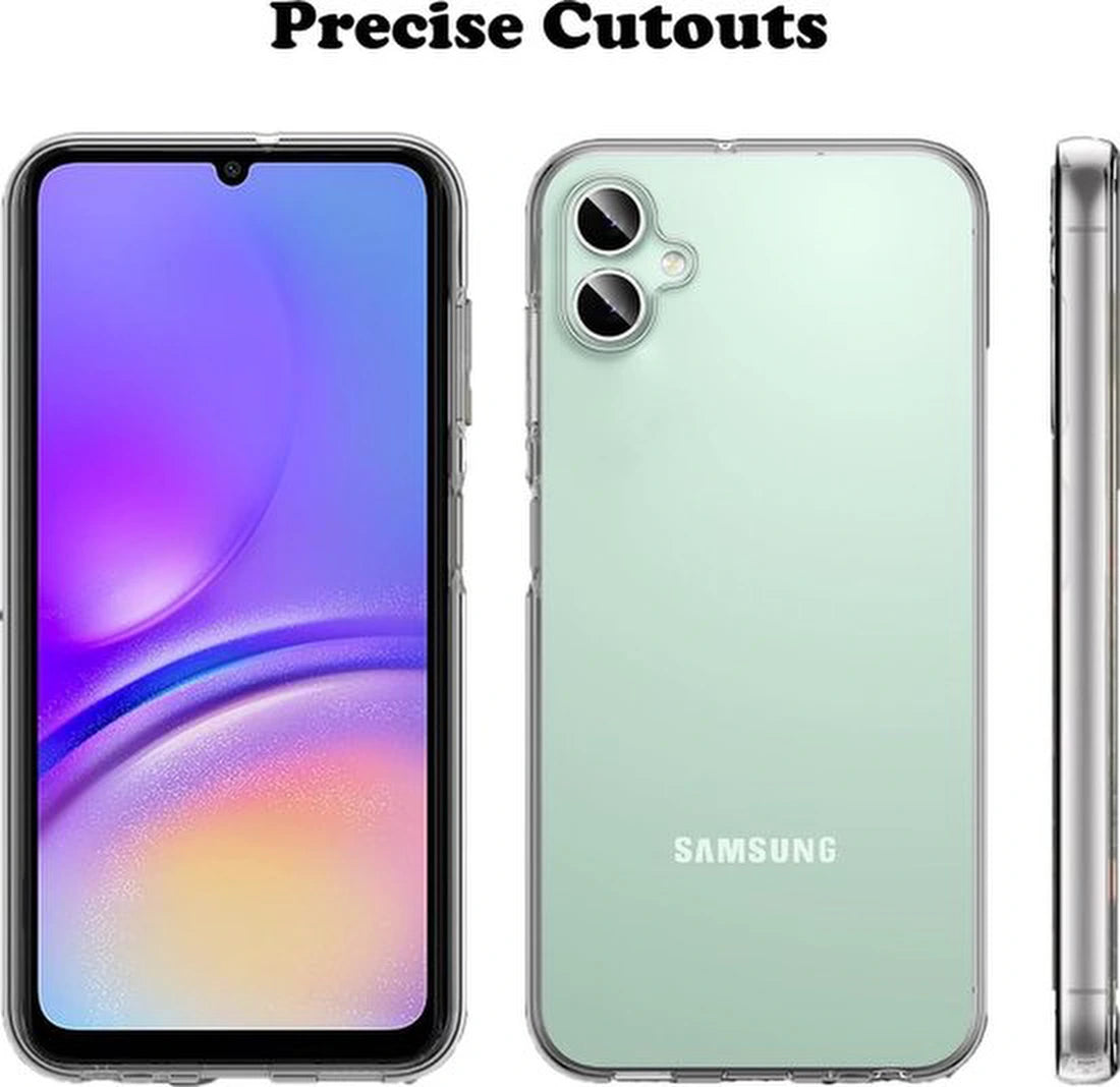 Soft Backcover Hoesje Geschikt voor: Samsung Galaxy A05 Silicone Transparant