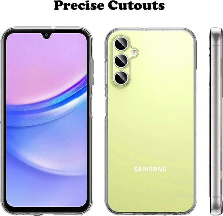 Samsung Galaxy A15 Hoesjes – Siliconen Backcover – Soft Touch – Transparant-Ilumina Benelux