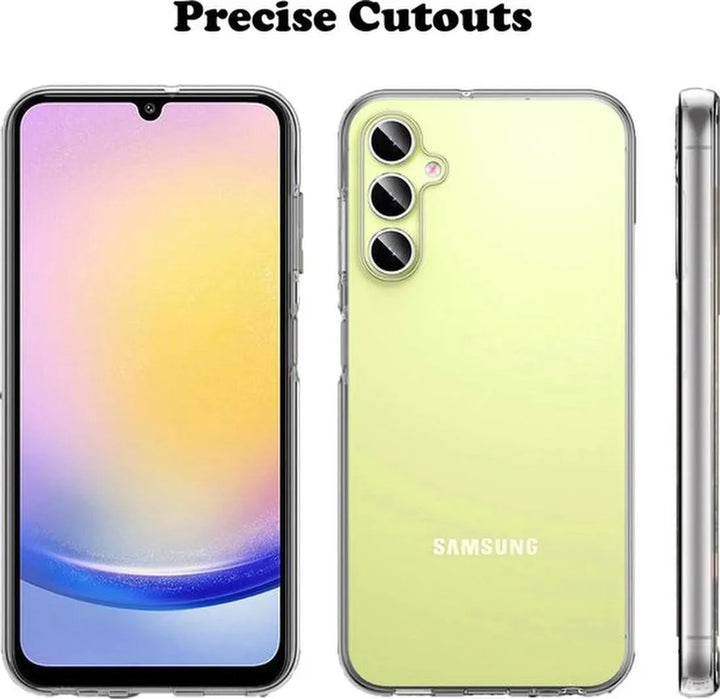 Samsung Galaxy A24 Hoesjes – Soft Siliconen Backcover – Transparant – Schokbestendig – Dun Design-Ilumina Benelux