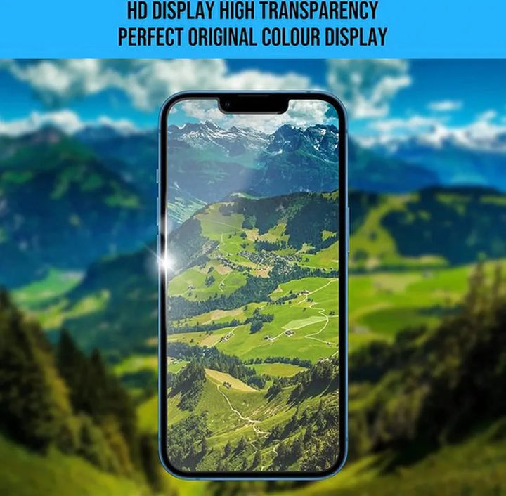 iPhone 13 Hoesjes – Soft Silicone Backcover – Schokbestendig – Inclusief 2x Screenprotector – Zwart-Ilumina Benelux