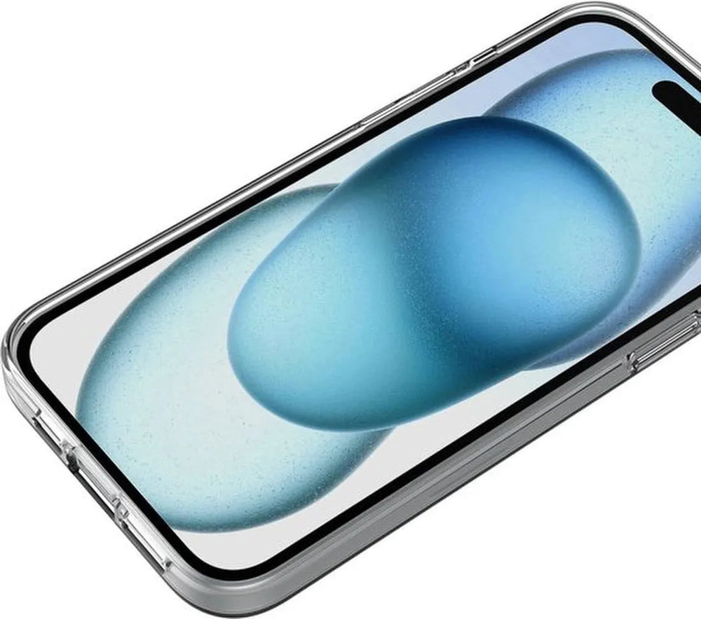 iPhone 15 Plus Hoesjes – Soft Silicone Backcover – Transparant – Inclusief 2x Screenprotector-Ilumina Benelux