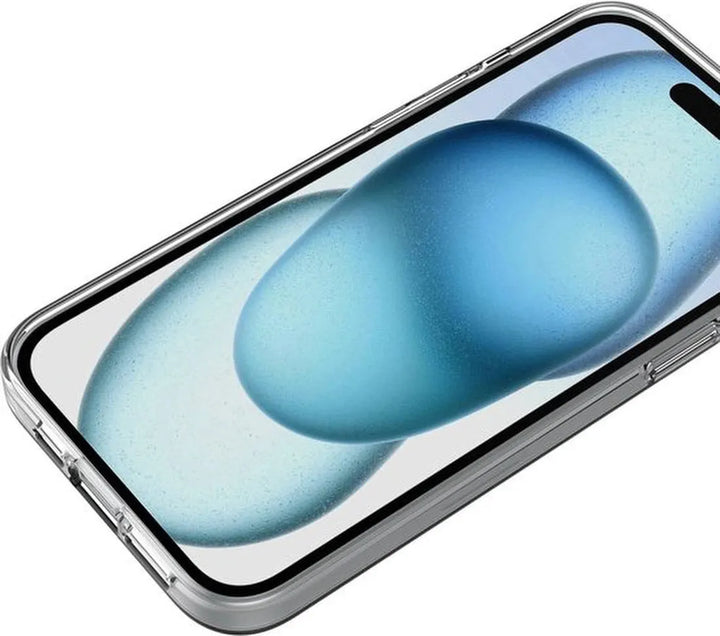 iPhone 15 Pro Max Hoesjes – Soft Silicone Backcover – Transparant – Inclusief Screenprotector Gehard Glas – Anti-kras-Ilumina Benelux