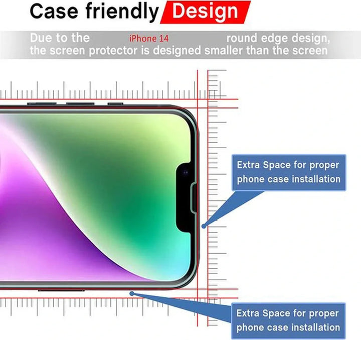 iPhone 13 Hoesjes – Soft Silicone Backcover – Transparant – Incl. 1x Gehard Glas Screenprotector – Anti-kras-Ilumina Benelux