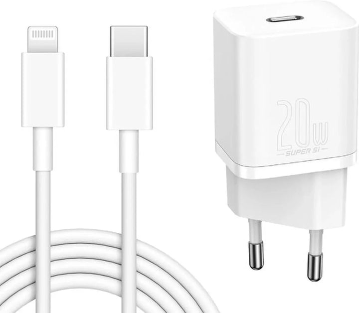 Oplader – Geschikt voor iPhone/iPad – 20W USB-C Snellader – 1M Lightning kabel-Oplader-Ilumina Benelux