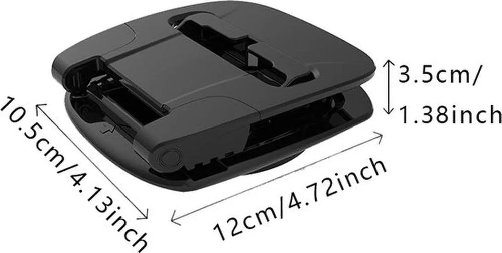Telefoonhouder auto – Dashboard anti-slip sticky pad – Plakfunctie – Smartphone & muntenhouder – Zwart-Ilumina Benelux