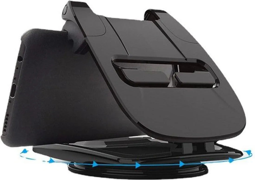 Telefoonhouder auto – Dashboard anti-slip sticky pad – Plakfunctie – Smartphone & muntenhouder – Zwart-Ilumina Benelux