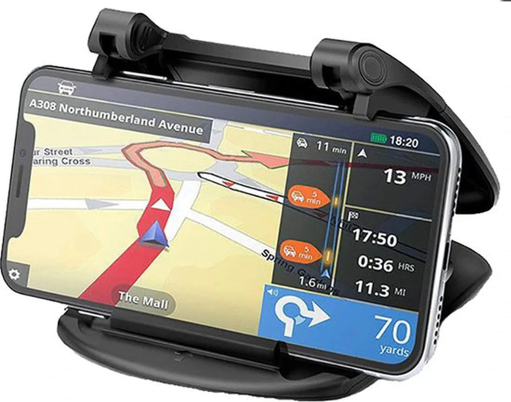 Telefoonhouder auto – Dashboard anti-slip sticky pad – Plakfunctie – Smartphone & muntenhouder – Zwart-Ilumina Benelux