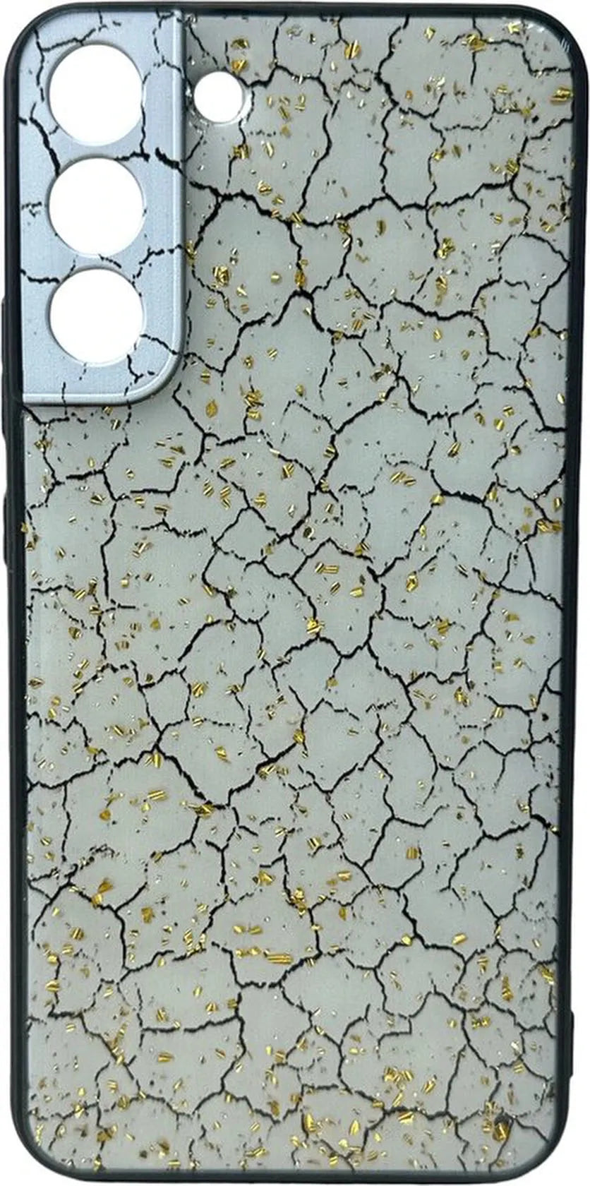 Samsung Galaxy S23 Hoesjes – Siliconen Backcover met Print – Schokbestendig – Gebroken Wit-Ilumina Benelux