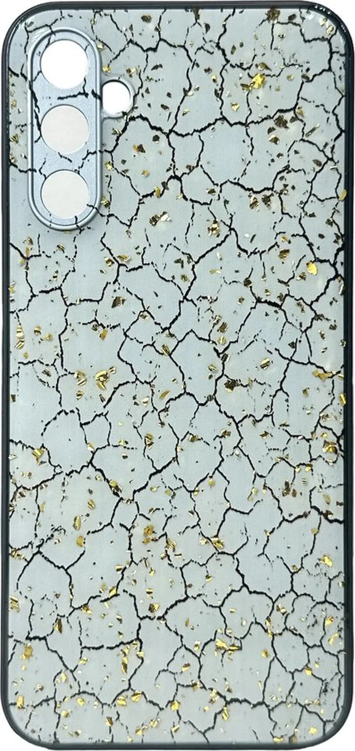 Samsung Galaxy A54 5G Hoesjes – Siliconen Backcover – Print Design – Gebroken Wit-Ilumina Benelux