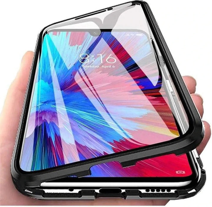 Samsung Galaxy A32 5G Hoesjes – Magnetisch 360° Bescherming – Metalen Frame – Gehard Glas Achterkant-Ilumina Benelux