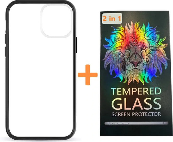 iPhone XS Max Hoesjes – Magnetische Backcover – Metalen Frame – Incl. 2x Gehard Glas Screenprotector – Zwart-Ilumina Benelux