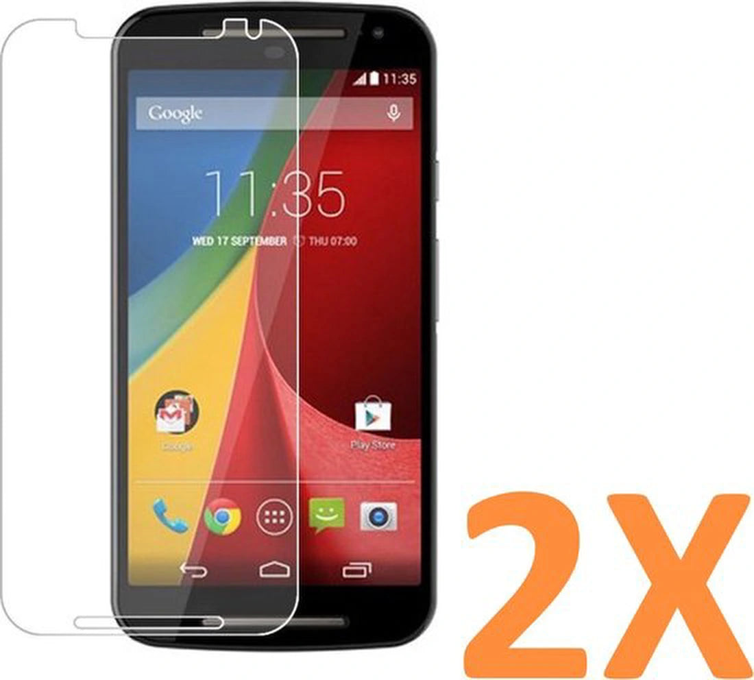 Screenprotector - Geschikt voor Motorola MOTO G3 - 9H Glas (2-Pack)