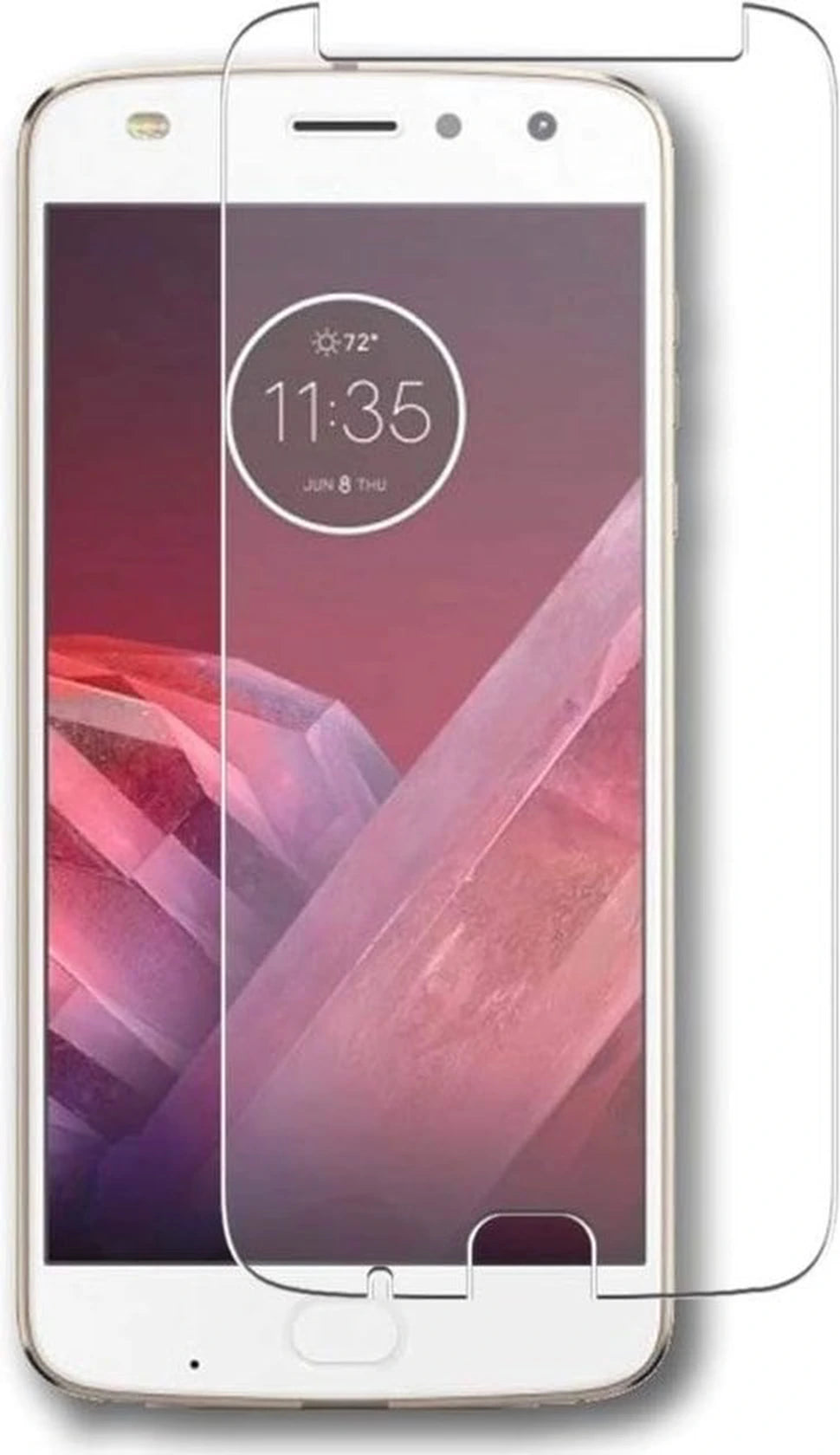 Screenprotector - Geschikt voor Motorola MOTO X4 - 9H Glas (3-Pack)