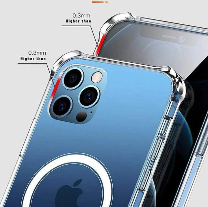 iPhone 14 Hoesjes – MagSafe Compatibel – Schokbestendige Backcover – Magnetisch – Zwart-Ilumina Benelux