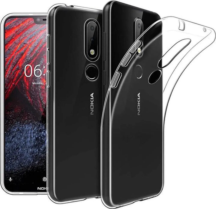 Nokia 6 2018 Hoesjes – Siliconen Backcover – Transparant – Flexibel – Anti Kras-Ilumina Benelux