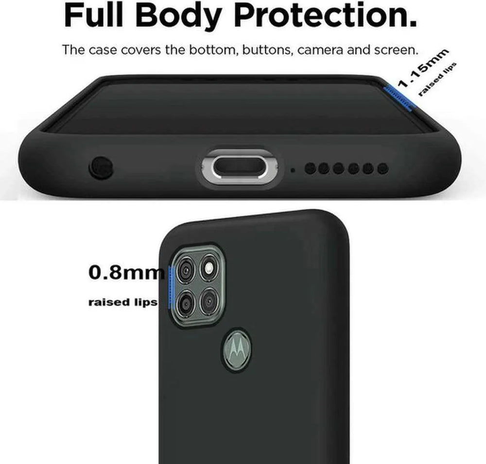 Motorola Moto G9 Power Hoesjes – Siliconen Backcover – Schokbestendig – XT2091 – Zwart-Ilumina Benelux