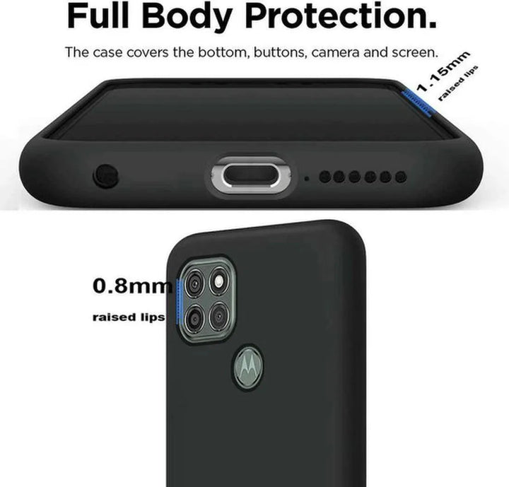Motorola Moto G9 Power Hoesjes – Siliconen Backcover – Schokbestendig – XT2091 – Zwart-Ilumina Benelux
