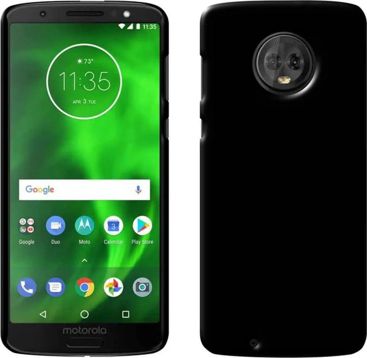 Motorola Moto G6 Hoesjes – Soft TPU Siliconen Backcover – Schokbestendig – Zwart-Ilumina Benelux