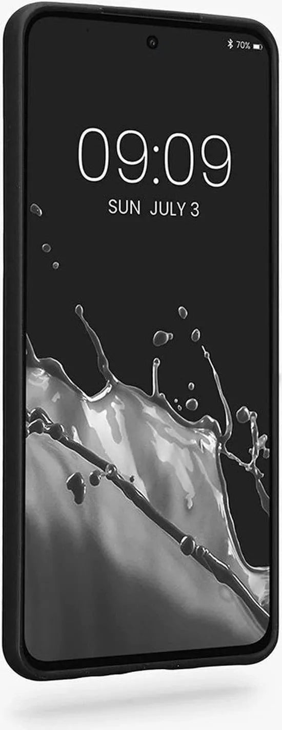 Motorola Moto G62 5G Hoesjes – Siliconen Backcover – Soft Silicone – Schokbestendig – Zwart-Ilumina Benelux